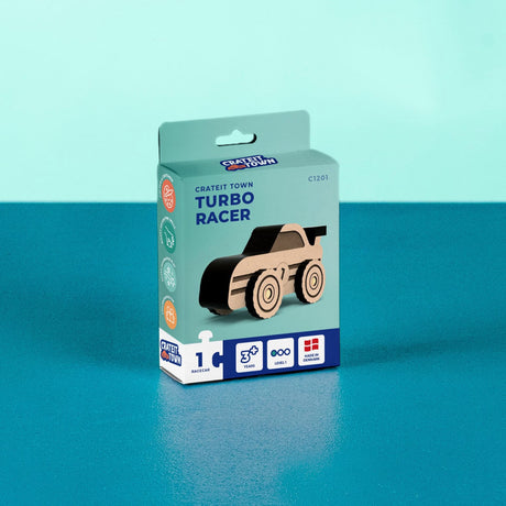 Crateit Town Wooden Leketøy Turbo Racer