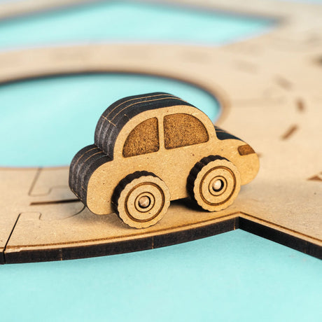 Crateit Town Wooden Leketøy Rule The Roundabout