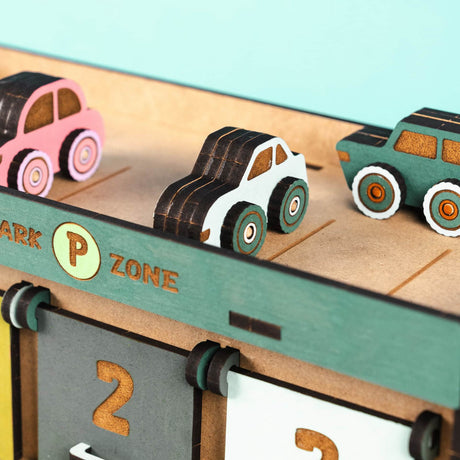 Crateit Town Wooden Leketøy City Park Zone