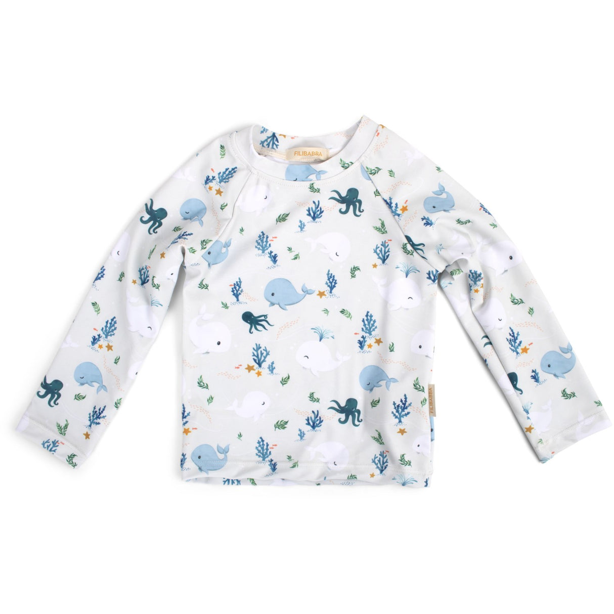 FILIBABBA Christian's Whale Tales Nor Uv Bluse Ls