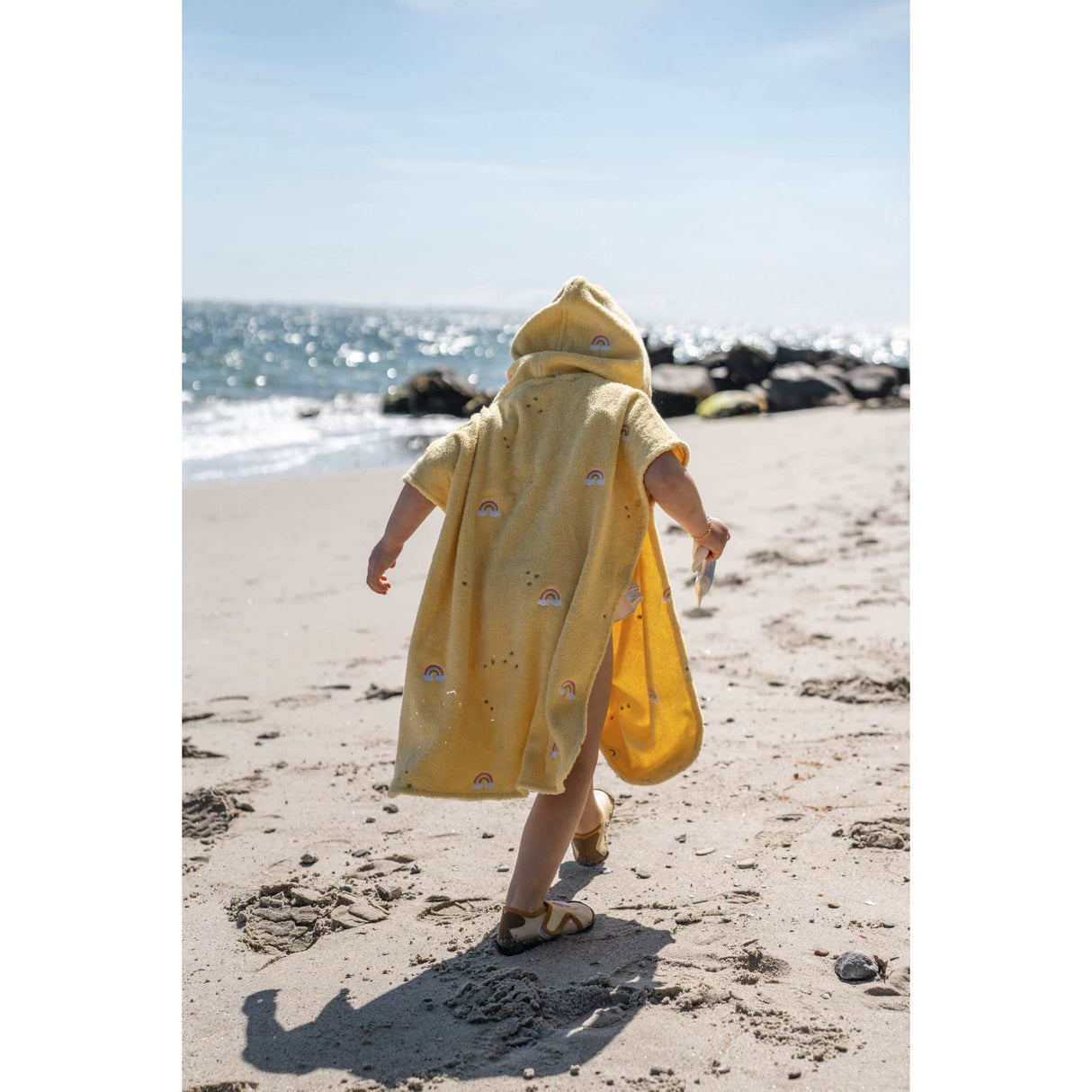 FILIBABBA Unicorn Shores Badeponcho Med Broderi GOTS