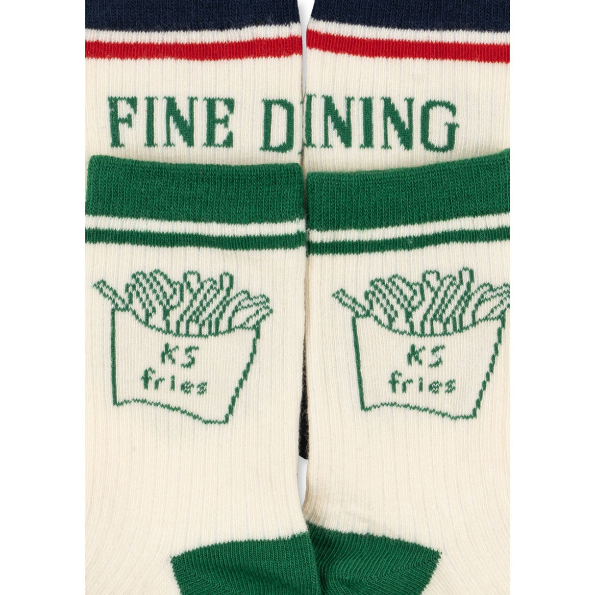 Konges Sløjd Fine Dining 2 Pakke Rib Fries Strømper