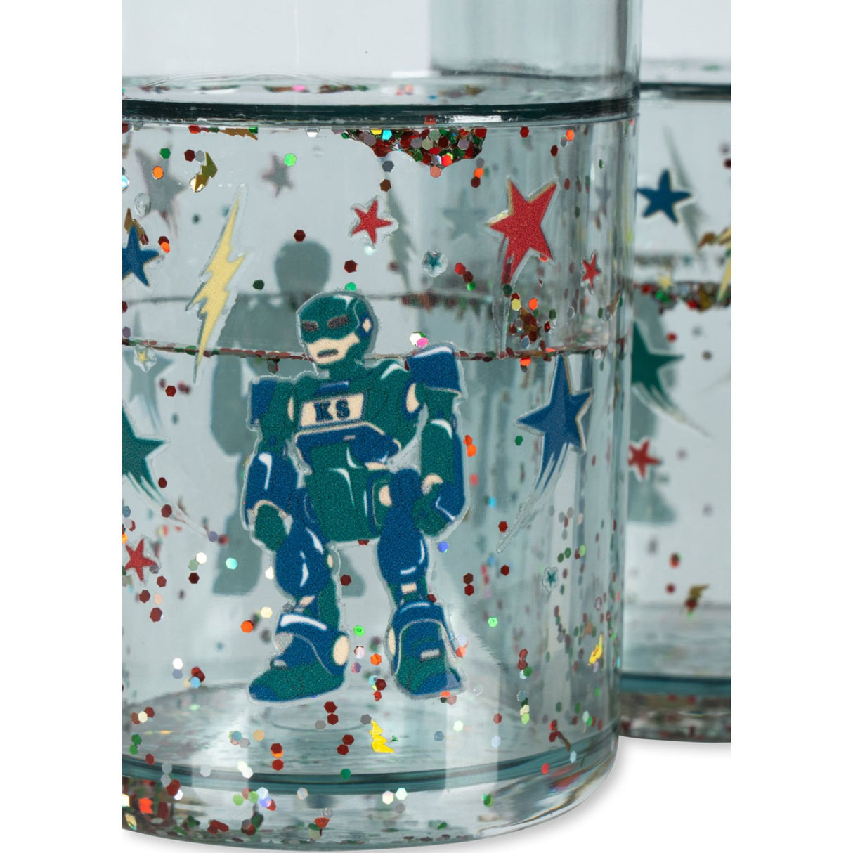 Konges Sløjd Hero Robot 2 Pakke Glitter Cups