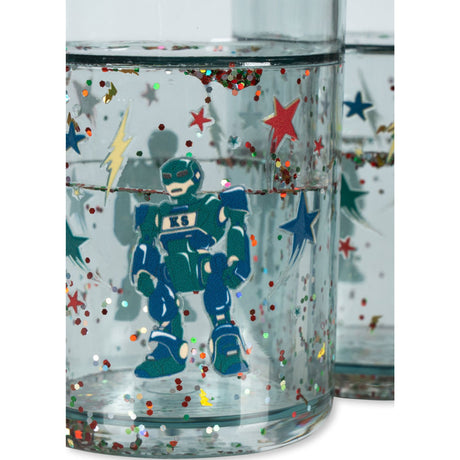 Konges Sløjd Hero Robot 2 Pakke Glitter Cups