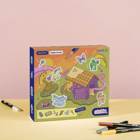 Crateit Unicorn Wooden Leketøy Magic Forest
