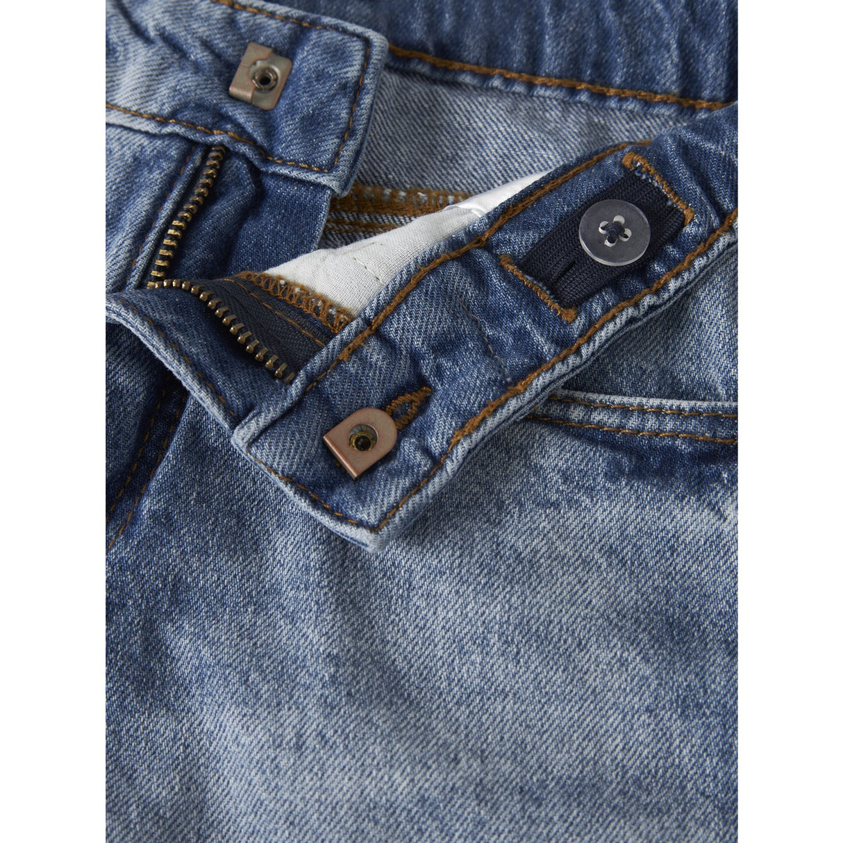 Name It Medium Blue Denim Nkfrose Mor Dnm Shorts 1141-Mj Noos