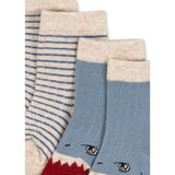 Konges Sløjd Shark 2 Pakke Shark Rib Strømper