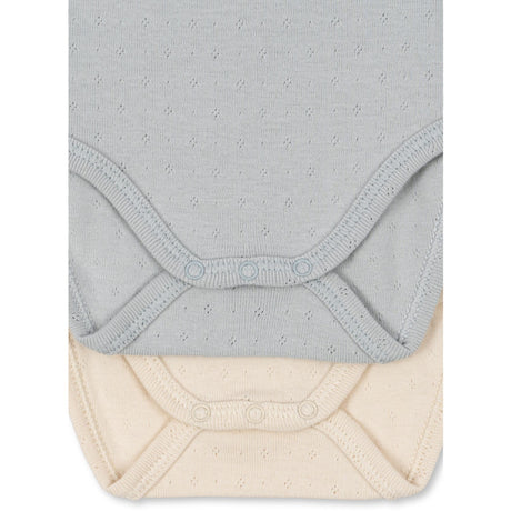 Konges Sløjd Buttercream/Pearl Blue Fanga Perla 2 Pakke Ls Body Ocs