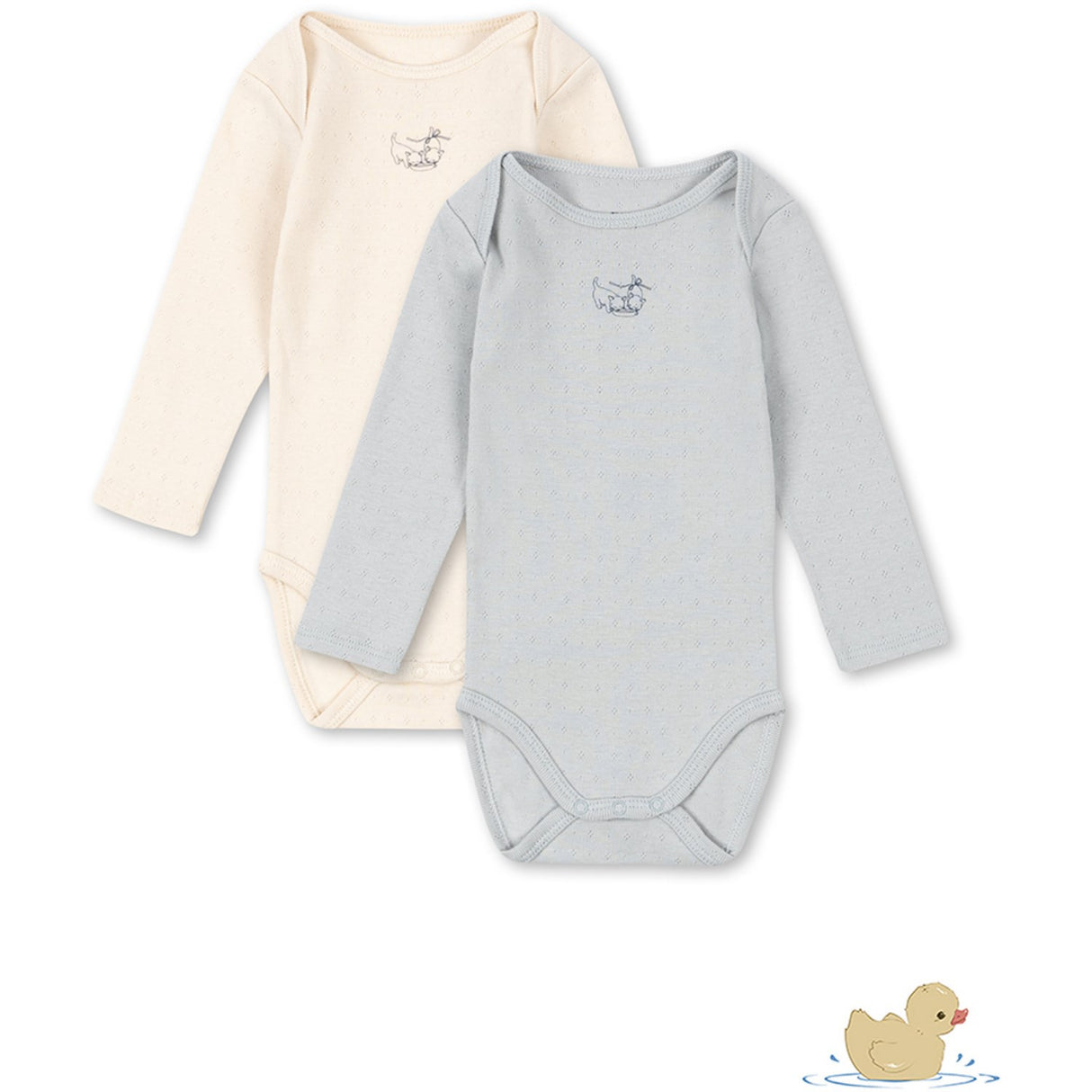 Konges Sløjd Buttercream/Pearl Blue Fanga Perla 2 Pakke Ls Body Ocs