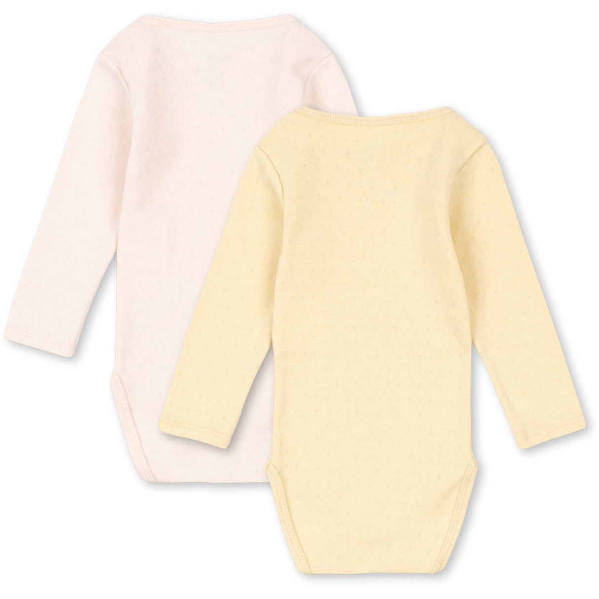 Konges Sløjd Banana Crepe/Creole Pink Fanga Perla 2 Pakke Ls Body Ocs