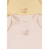Konges Sløjd Banana Crepe/Creole Pink Fanga Perla 2 Pakke Ls Body Ocs