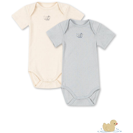 Konges Sløjd Buttercream/Pearl Blue Fanga Perla 2 Pakke Ss Body Ocs