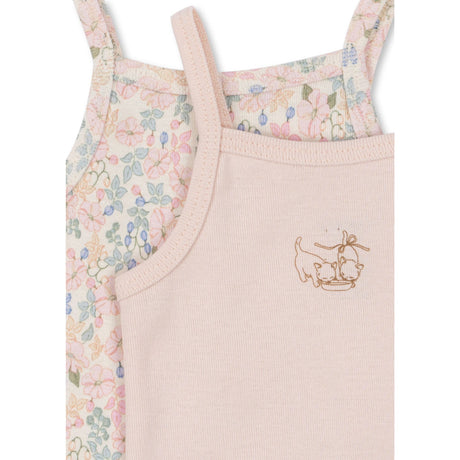 Konges Sløjd Prato Fiori Aop/Creole Pink Fanga Fio 2 Pakke Stropp Body Ocs