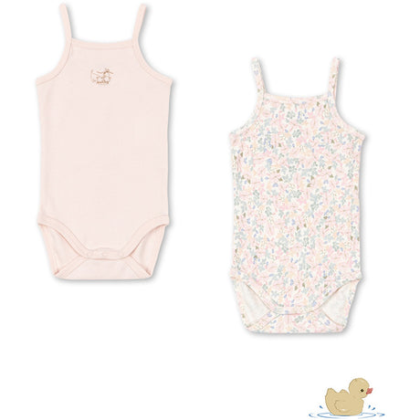 Konges Sløjd Prato Fiori Aop/Creole Pink Fanga Fio 2 Pakke Stropp Body Ocs
