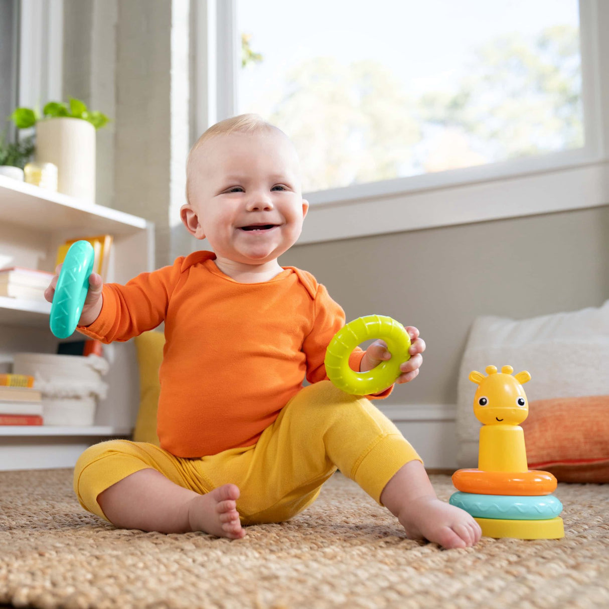 Bright Starts Giraffe Tower™ Stacking Leketøy