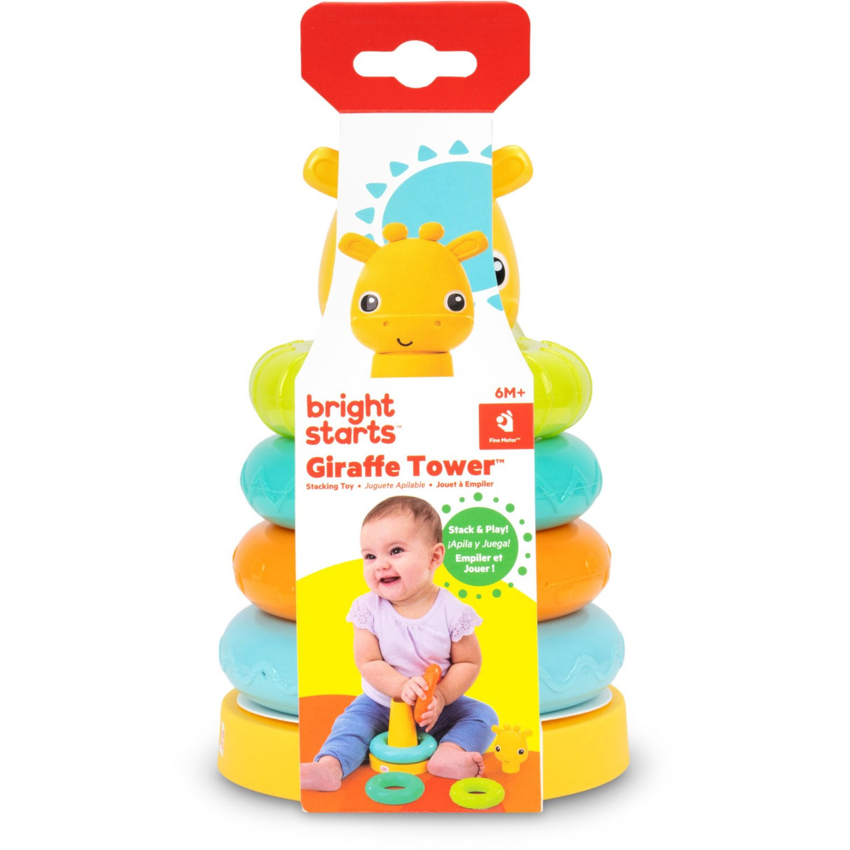 Bright Starts Giraffe Tower™ Stacking Leketøy