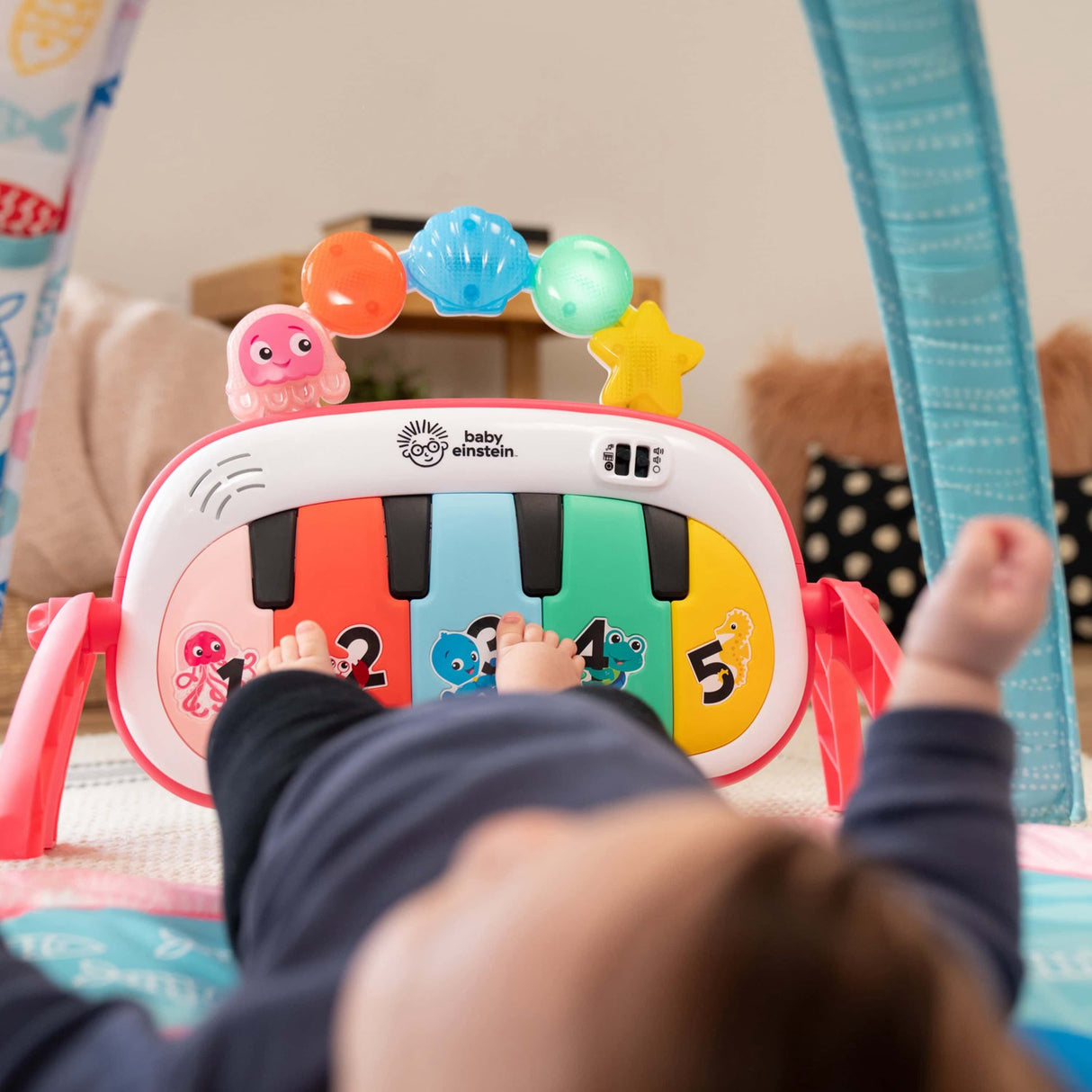 Baby Einstein 4-in-1 Kickin’ Tunes™ Jellyfish Jamboree™ Musikk & Language Discovery Gym