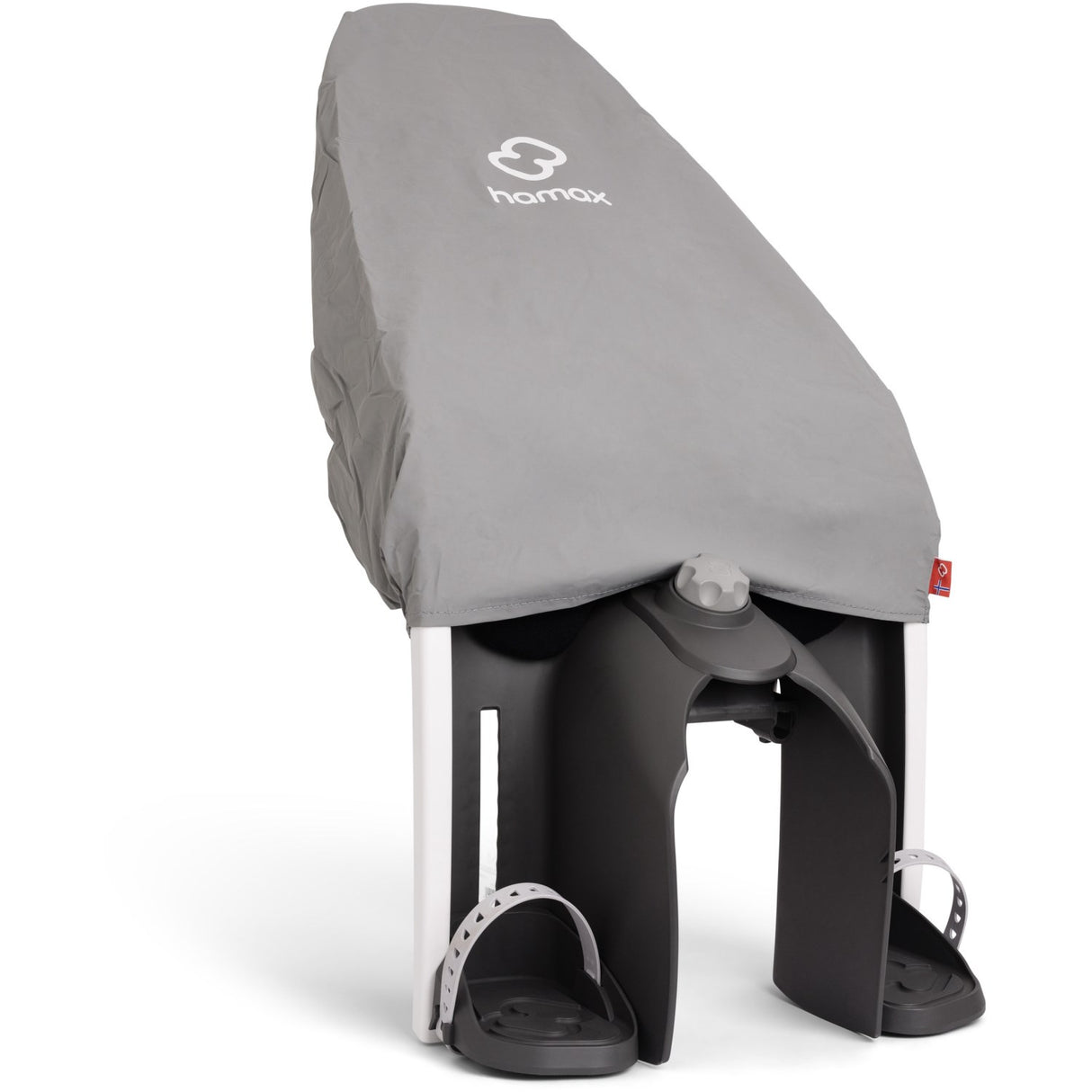 Hamax Light Grey Rain Cover Til Child Bike Sete One Size