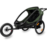 Hamax Green/Black Outback Bicycle Trailer Dobbel