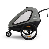 Hamax Khaki Green/Black Traveller Bicycle Trailer Dobbel