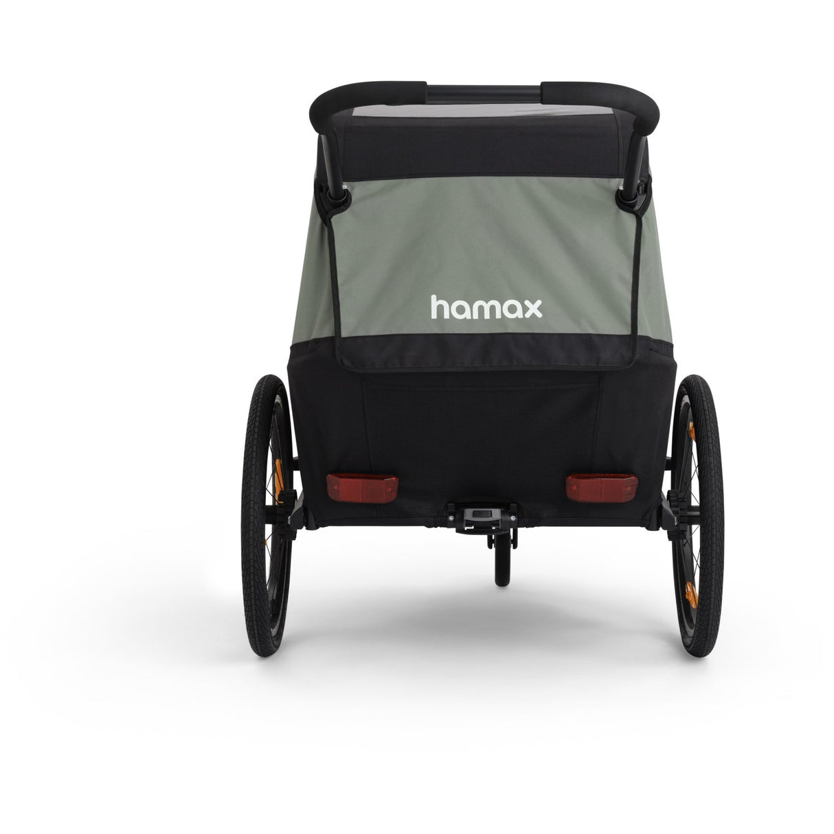 Hamax Khaki Green/Black Traveller Bicycle Trailer Dobbel