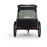Hamax Khaki Green/Black Traveller Bicycle Trailer Dobbel