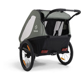 Hamax Khaki Green/Black Traveller Bicycle Trailer Dobbel
