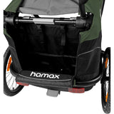 Hamax Green/Black Outback Bicycle Trailer Dobbel