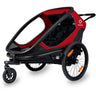 Hamax Red/Black Outback Bicycle Trailer Dobbel