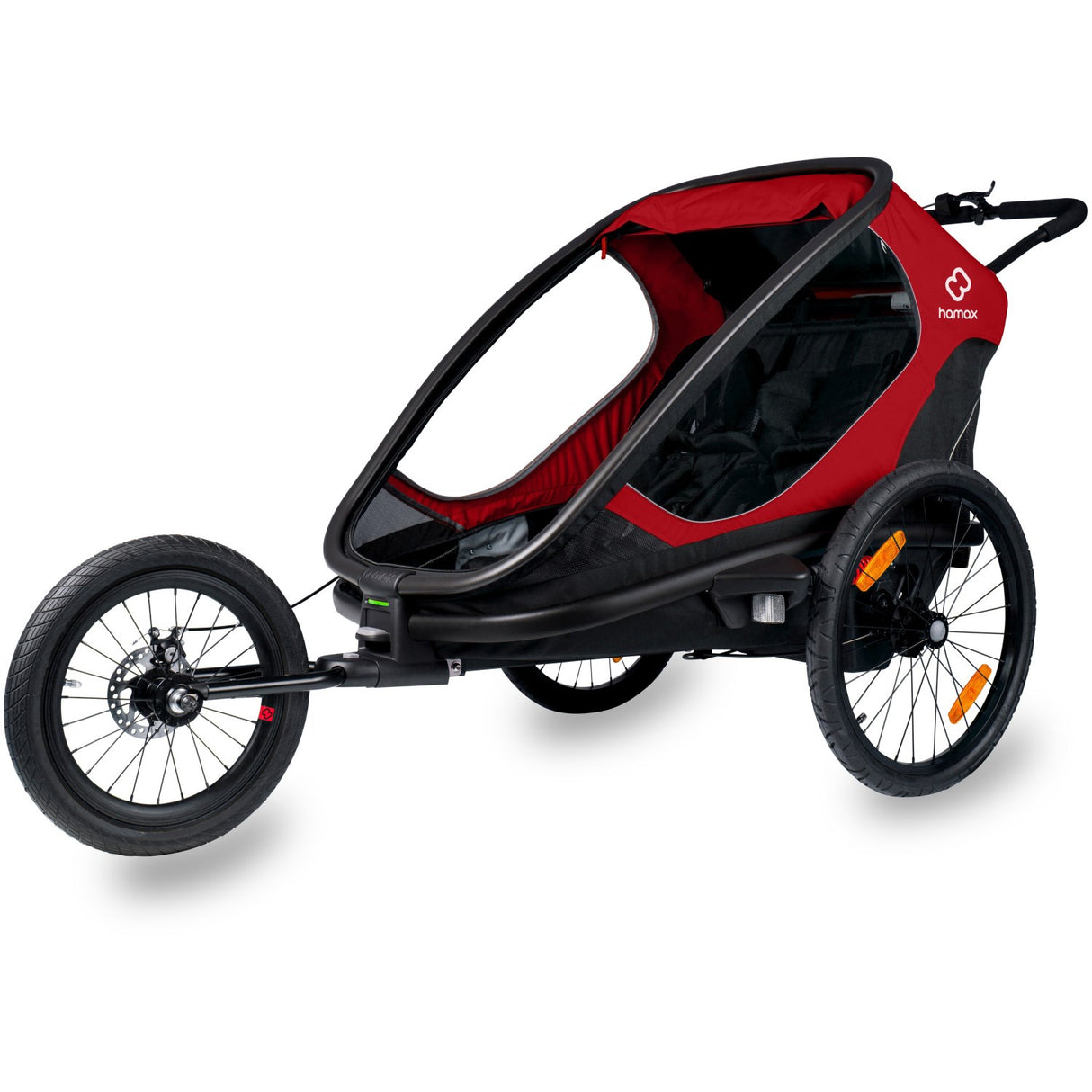 Hamax Red/Black Outback Bicycle Trailer Dobbel