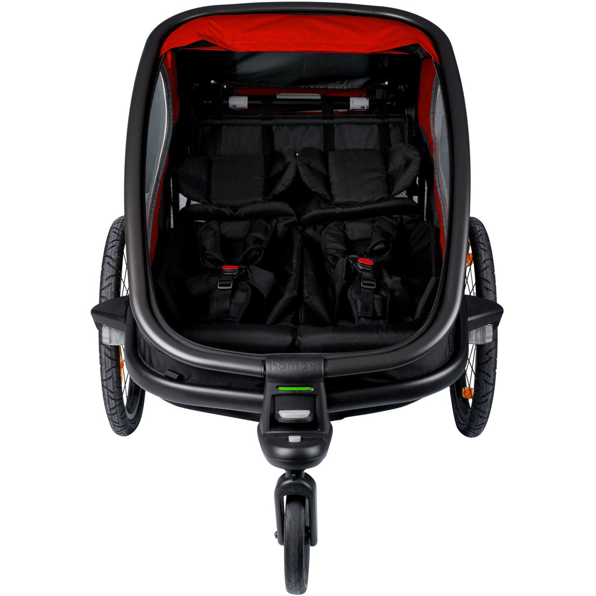 Hamax Red/Black Outback Bicycle Trailer Dobbel