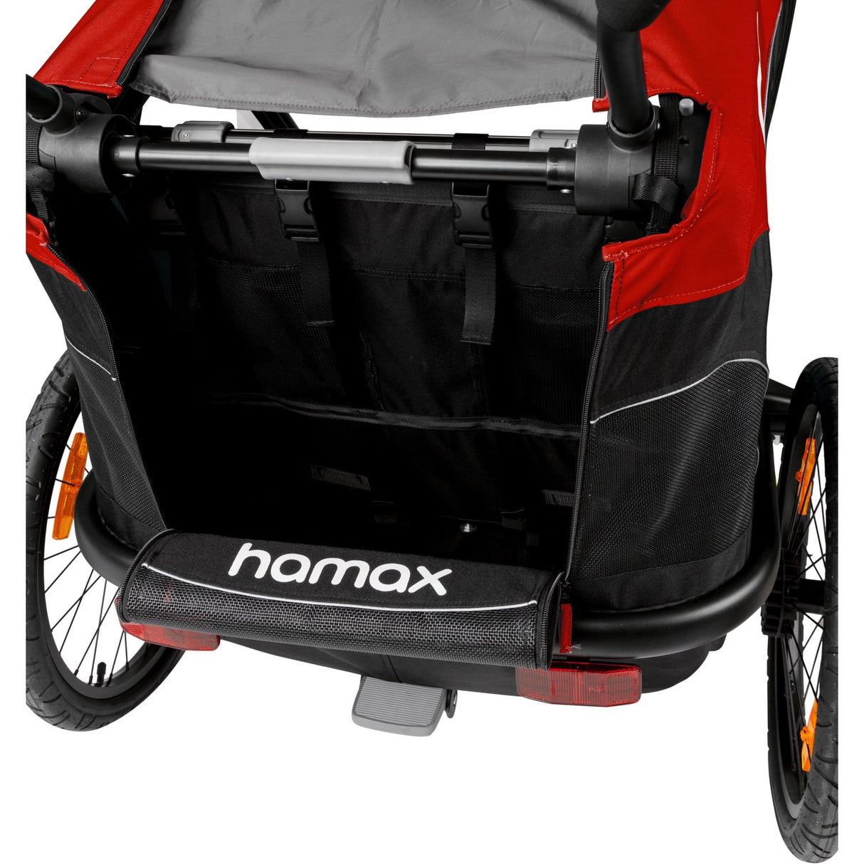 Hamax Red/Black Outback Bicycle Trailer Dobbel