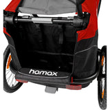 Hamax Red/Black Outback Bicycle Trailer Dobbel