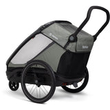 Hamax Green/Black Outback Next Bicycle Trailer Dobbel