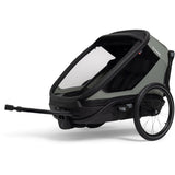 Hamax Green/Black Outback Next Bicycle Trailer Dobbel