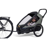 Hamax Green/Black Outback Next Bicycle Trailer Dobbel