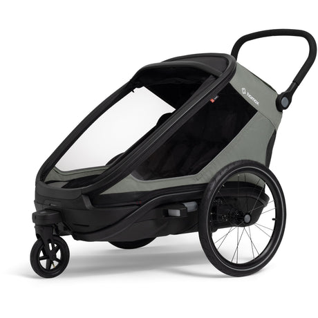 Hamax Green/Black Outback Next Bicycle Trailer Dobbel