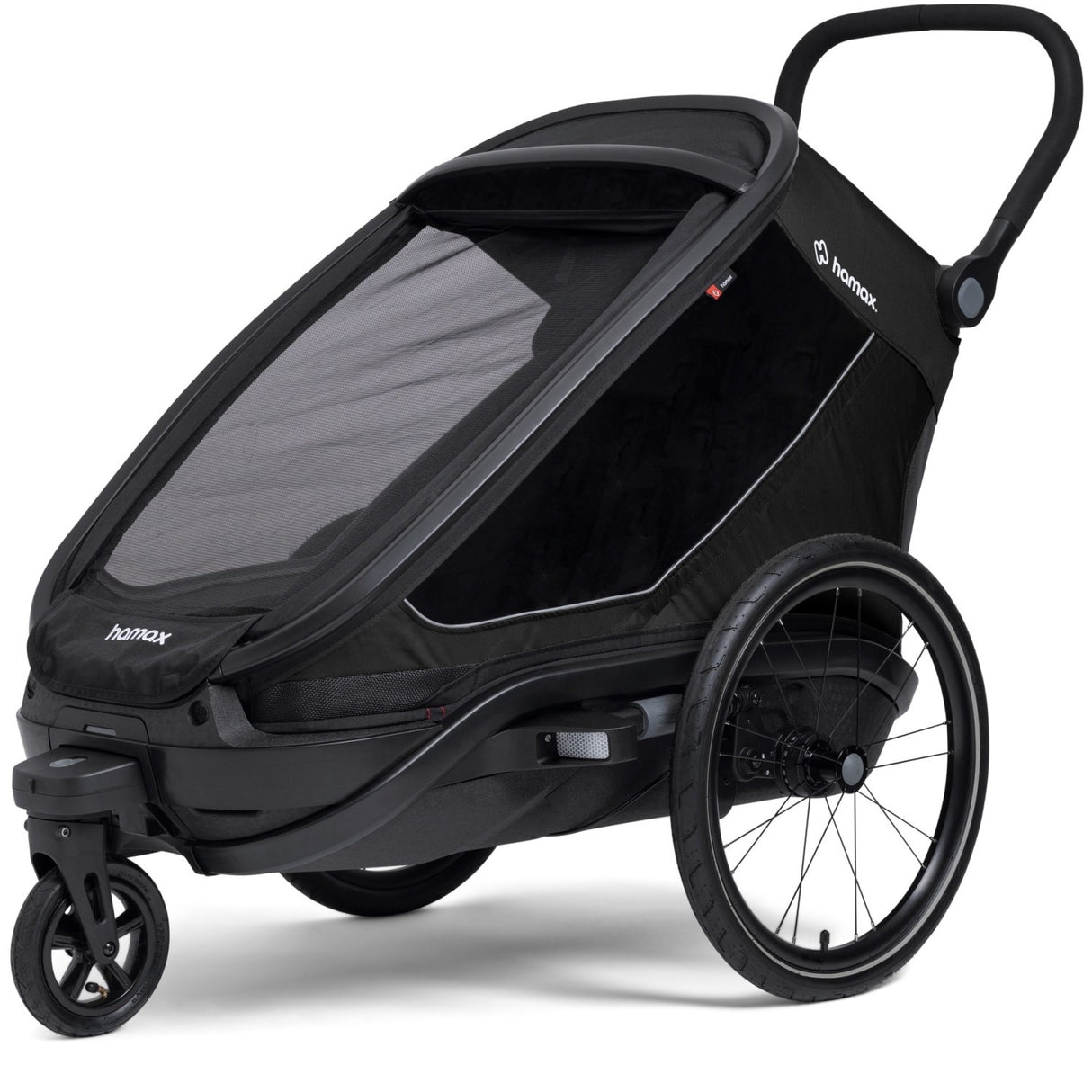 Hamax Black Outback Next Enkelt Bicycle Trailer Enkelt