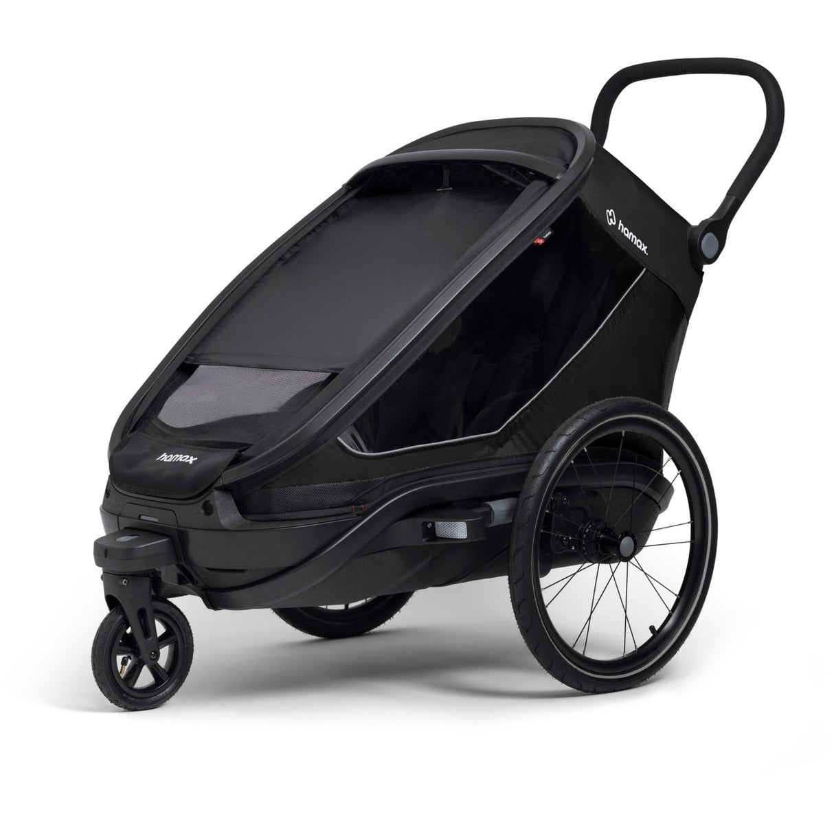 Hamax Black Outback Next Enkelt Bicycle Trailer Enkelt