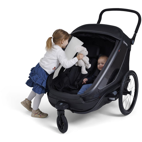 Hamax Black Outback Next Bicycle Trailer Dobbel