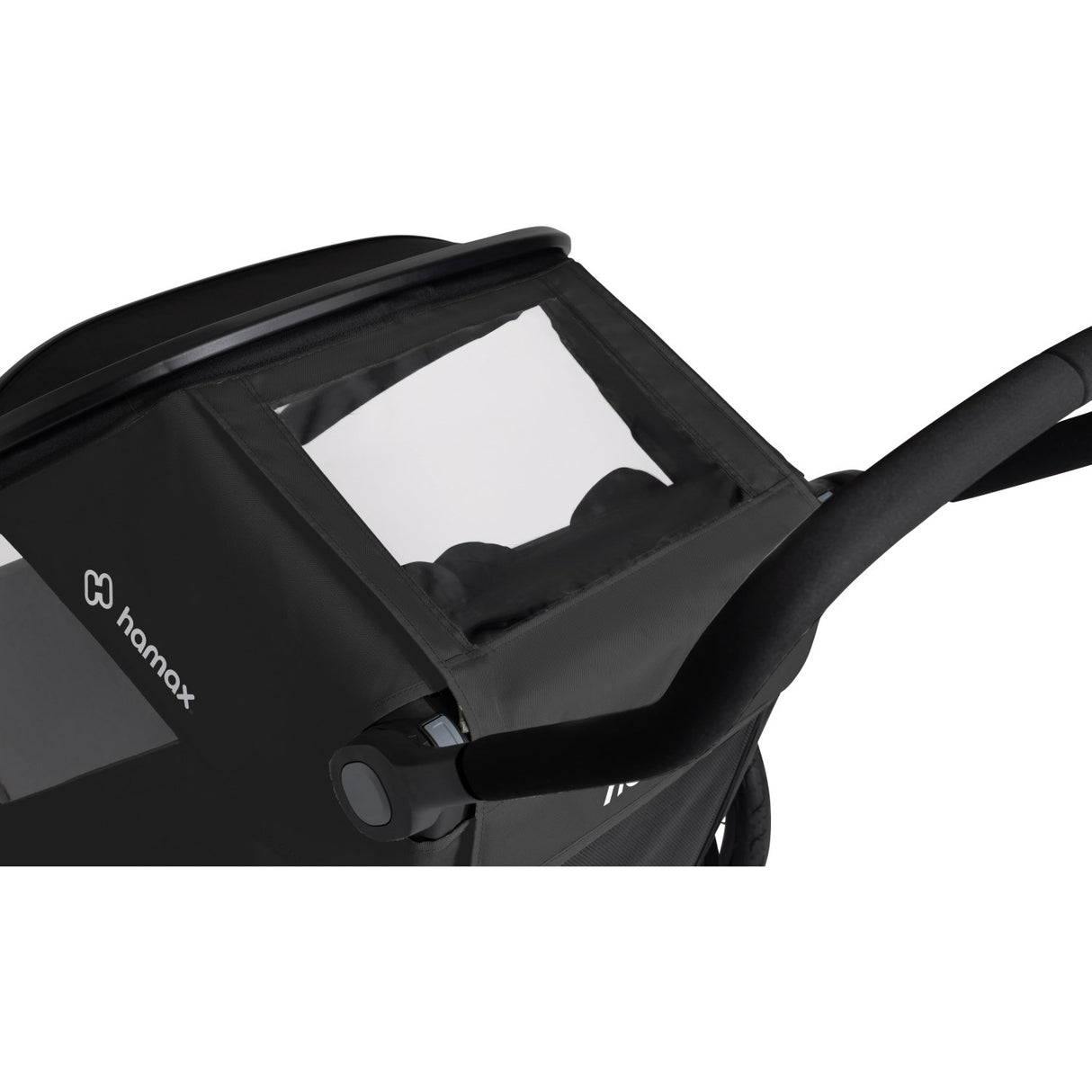 Hamax Black Outback Next Bicycle Trailer Dobbel