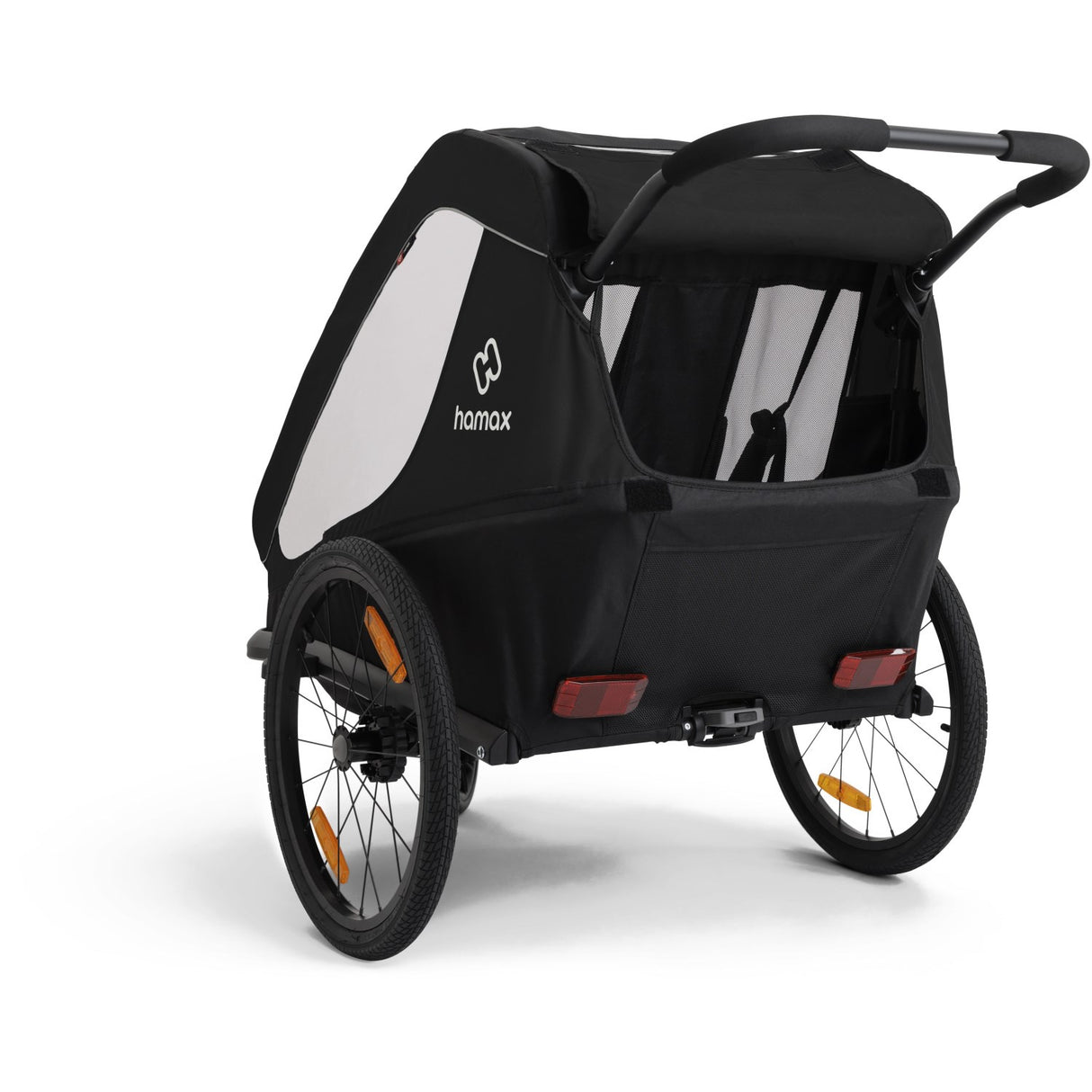 Hamax Black Traveller Bicycle Trailer Dobbel