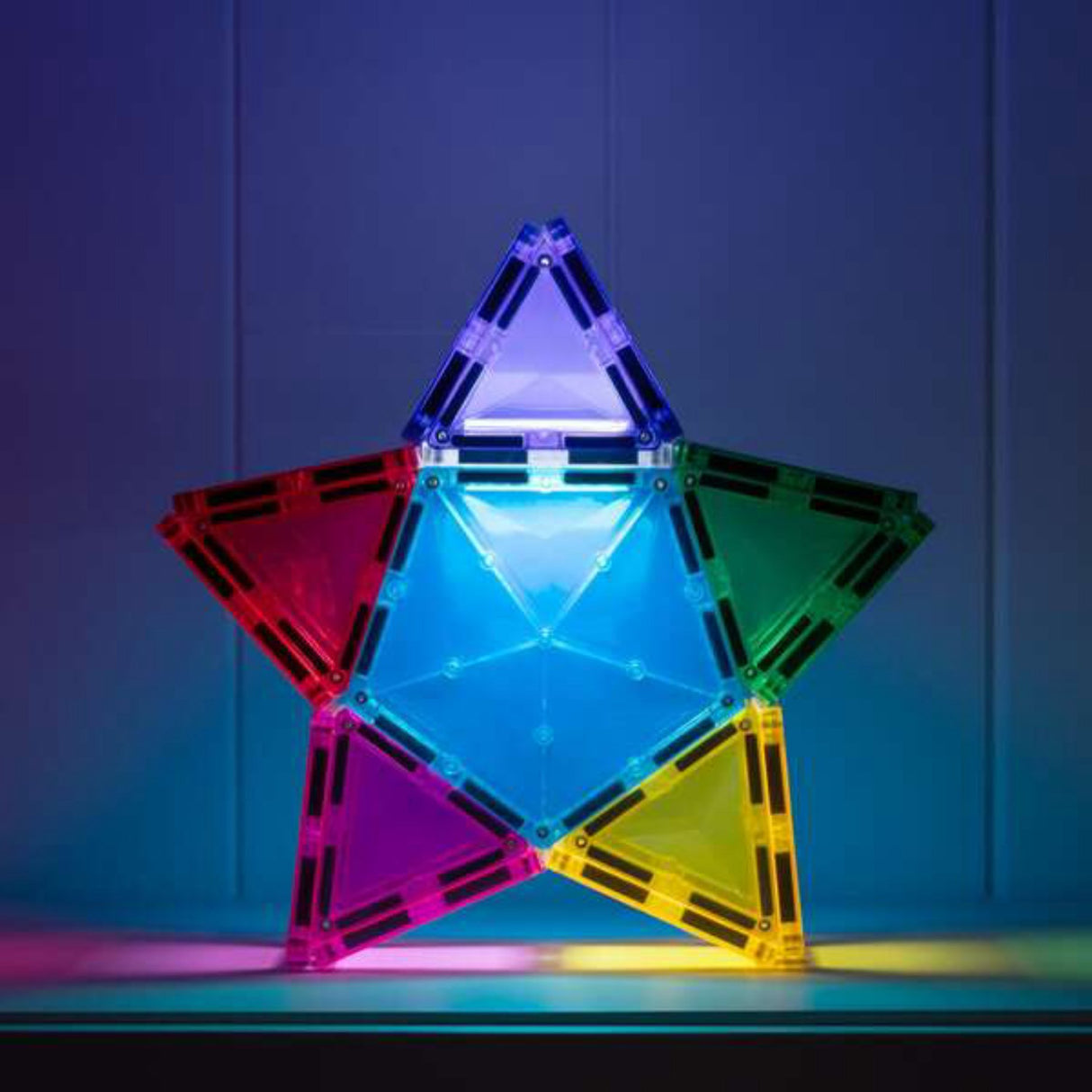 Connetix Multicolour Light Star Pakke 28 Pcs