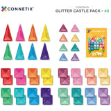 Connetix Multicolour Glitter Castle Pakke