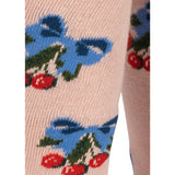 Konges Sløjd Amarena/Tramonto 2 Pakke Flower Og Cherry Jacquard Strømpebukser