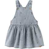 Lil'Atelier Medium Blue Denim Emb Nmffunda Dnm Emb Skirtall 2106-Fd Lil