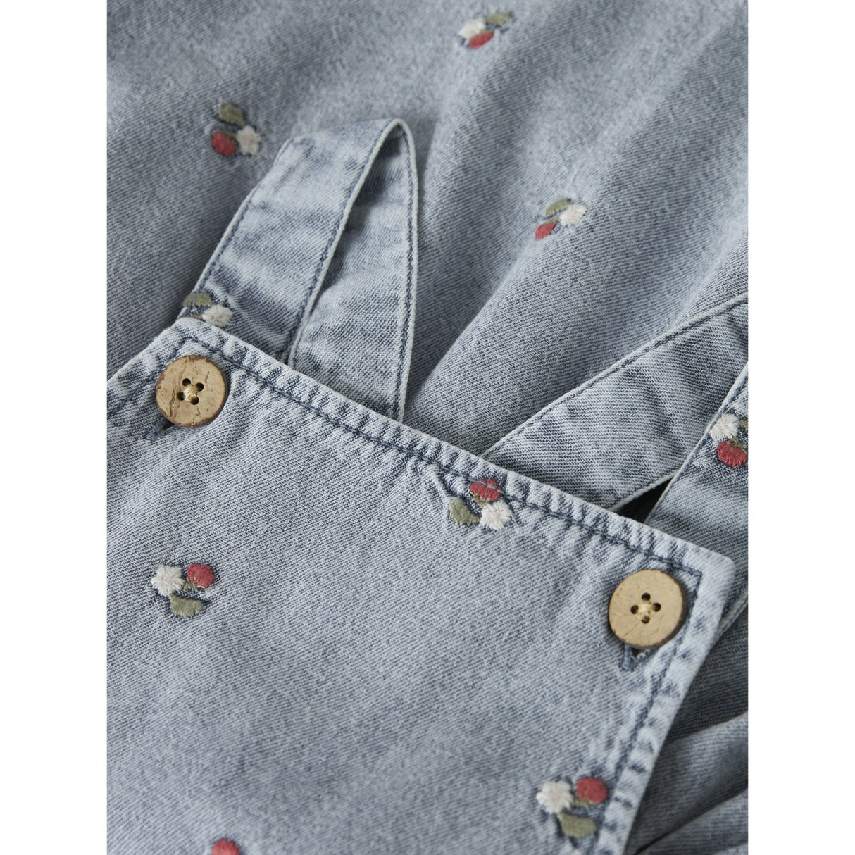 Lil'Atelier Medium Blue Denim Emb Nmffunda Dnm Emb Skirtall 2106-Fd Lil