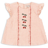 Konges Sløjd Amour Stripe Ellie Frill Topp Gots