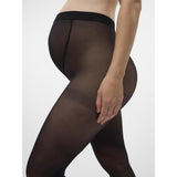 Mama;licious Black Mlnora Microfibre Strømpebukser 20Den 2-P