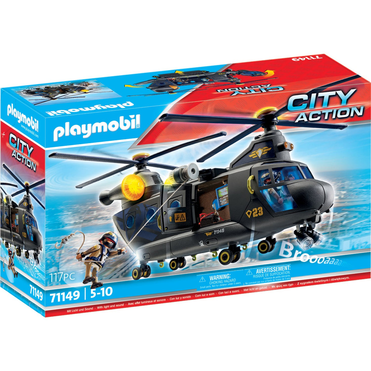 Playmobil® Tactical Unit Rescue Aircraft